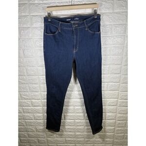 Old Navy Womens Jeans Size‎ 12 High Rise Super Skinny Dark Wash Denim